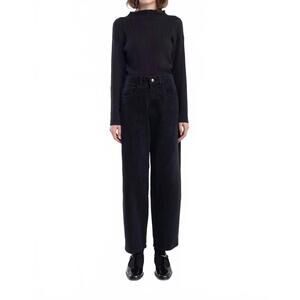 NEW MICAELA GREG isla rib top in black